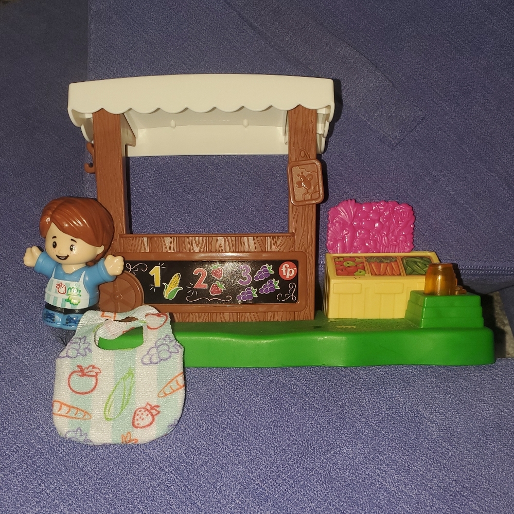 Fisher-Price Little People Market Stand Playset
